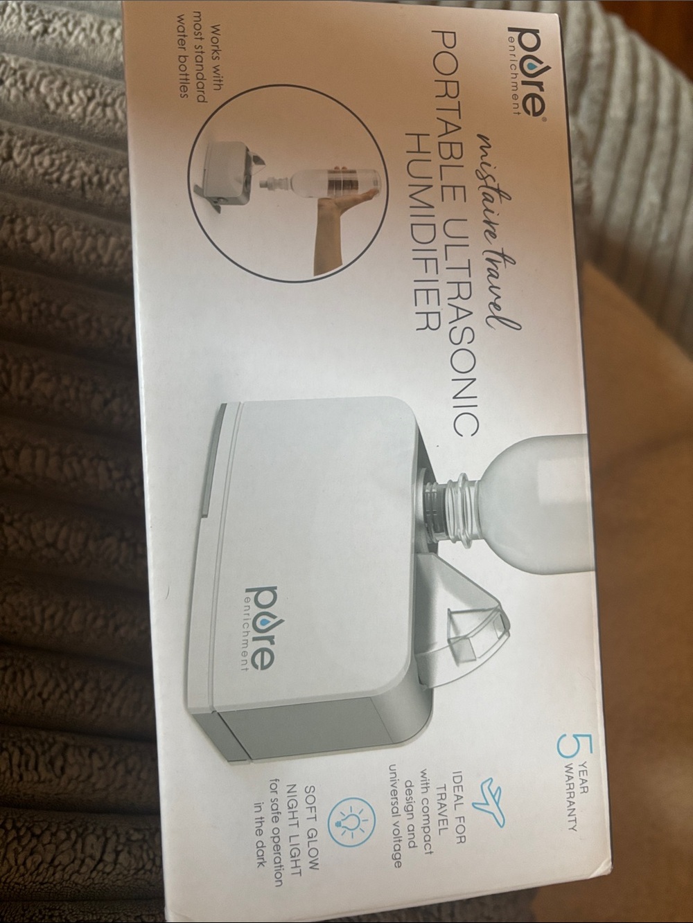Polare Portable Ultrasonic Humidifier — White